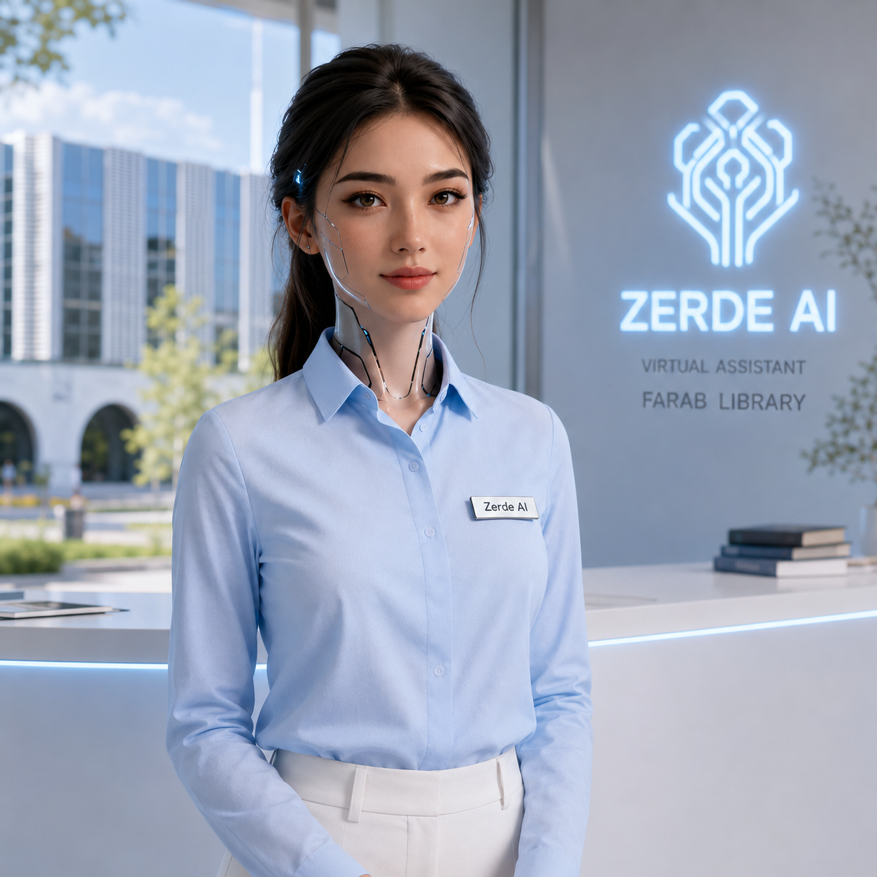 ZERDE AI — виртуальный помощник библиотеки FARAB
